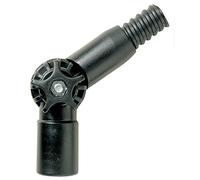 Ettore 48520 - Adaptador de ángulo para poste de extensión, color negro