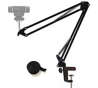 etubby ajustable escritorio Webcam Suspensión Boom Scissor brazo soporte cámara soporte de abrazadera de escritorio para Logitech C930E Webcam C920 C930 C922 C615, Microsoft LifeCam, y otros dispositivos con 1/4 "rosca