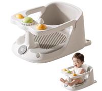ETUCYNG 39,5 x 28,6 x 16,5 cm Asiento de baño para bebé Asiento de baño para bebé con bola de mar pato y champú acondicionador Baño ducha regalos para recién nacidos y nuevas madres