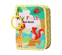 ETUCYNG Álbum de Fotos del Primer Año del Bebé | Álbum Fotográfico Para Bebé,Portarrecuerdos De Tela Con Espejo Para Revelación De Género Cumpleaños Recuerdos Padres