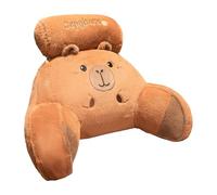 ETUCYNG Almohada de silla para cama - Respaldo de diseño Capybara - Cojín con apoyabrazos integrados - para adultos, sofá de suelo de siesta lectura de televisión, descanso, relajación