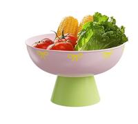 ETUCYNG Bandeja de servicio para aperitivos - Bandeja de verduras con escurridor integrado - Decoración creativa para oficina, escurridor decorativo de cocina, salón, mesa de comedor, casa de