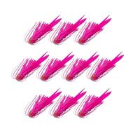 ETUCYNG Bassons Bass Spinner, Faldas de Plantilla para la de Bass, 10 Piezas Luminosas de Silicona Jig Jirts Lares Kit, Tiempo de Pescado Flexible para Cuencas de Agua de Mar Dulce Casa