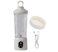 ETUCYNG Batidora Personal Para Smoothies - 600 ml Inalámbrica Recargable,Batidora De Viaje Para Batidos Y Smoothies - Para Y Batidos Cocina Oficina Viaje Gimnasio Ejercicio Aire Libre