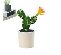 ETUCYNG Cactus Artificial,Plantas de Cactus Artificiales,Plantas Artificiales en Maceta - Pequeñas suculentas Artificiales para el Escritorio en Interiores, suculentas Falsas para decoración de