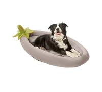 ETUCYNG Cama para Perro, Cama de Berenjena para Perro, cálido y Antideslizante Desmontable para Interiores y Exteriores, Camping, Patio, apartamento, jardín, hogar, Perrera, Jaula esquinera para