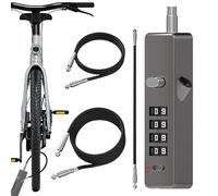 ETUCYNG Candado para bicicleta con combinación de números, cable de bicicleta con código numérico - Cable de seguridad resistente a cortes con cerradura de combinación para ciudad, moto, scooter