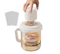ETUCYNG Colador Para Yogur - Colador Reutilizable Para Hacer Yogur Con Tapa,Accesorio De Cocina Multifuncional Para Apartamentos Residencias Hoteles Y Negocios