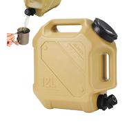 ETUCYNG Contenedor de agua de un galón, gran tanque de agua de 12 litros con espiga, sin fugas, almacenamiento de agua, suministros portátiles de picnic para coche