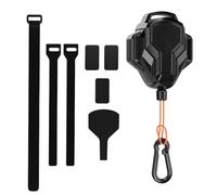 ETUCYNG Correa de remolque para bicicleta de 8.2 pies, auto retráctil, correa de tracción para padres e hijos, cinturón para todas las estaciones para acampar recreativo familiar, al aire libre, grupo