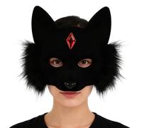 ETUCYNG de Halloween, accesorios de disfraces de Halloween, cubierta facial de medio juego de rol, para niños, hombres, mujeres, adultos, teatro, escenario, máscaras, fiesta, escuela