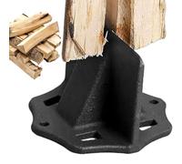 ETUCYNG Divisor de leña, partidor manual de troncos,Separador de troncos cuña Cortador de madera cúbico | Divisor de troncos eficiente, trituradora de madera para acampar al aire libre, vida rural