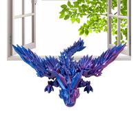 ETUCYNG Dragon Flexible Impreso en,Dragón Impreso en | Hermoso Juguete Fidget Dragón,Huevo de Dragón Flexible y Anti-Stress, Dentro del Dragón en articulado y decoración de la