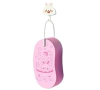 ETUCYNG Esponja de baño para bebés - Esponja de viaje absorbente para niños con cinta para colgar para la ducha | Esponja de baño portátil con diseño de dibujos animados para niños pequeños y niños