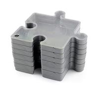 ETUCYNG Juego De Clasificador De Puzzle, Conjunto De Clasificador De Puzzle Apilable, Organizador Rompecabezas Robusto Y Fácil De Usar, Bandejas De Clasificación En Forma De Puzzle Con Tapa