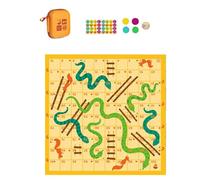 ETUCYNG Juegos de Mesa Familiares, Juego de Mesa de - Juego de 2 en 1 con Estuche de Almacenamiento de Varios Jugadores,Cartoon Match Boardboard, Padre-Child Interactive Toy Learning
