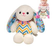 ETUCYNG Juguetes de Felpa, Pascua de Felpa, Juguete de Peluche Huggable Bunny Rabbit de Pascua, Diseño a rayas, decoraciones de mesa cómodas, Peluches de abrazos para el salón