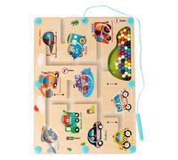 ETUCYNG Laberinto Magnético para Aprender A Contar | Juguete De Motricidad Fina para El,Puzzle Asociación Números y Colores con Tabla de Actividad,para Niños y Niñas en Casa en Viajes