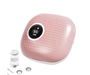 ETUCYNG Limpiador de lentes de contacto, limpiador ultrasónico portátil de lentes de contacto con cargador USB, dispositivo de cuidado diario de la visión para interiores y exteriores, viajes