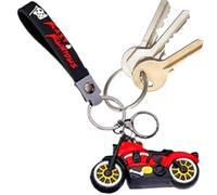 ETUCYNG Llavero colgante de motocicleta, llavero decoración de motocicleta,Creative Charm Moto Llavero Bolsa Colgantes | Novedad llavero colgante pareja Cool bolsa accesorios para bolsa y llavero