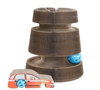 ETUCYNG Magic Organ Cat Scratching Board, Rascador para gatos, 2 en 1 Cat Rascador con campana, tabla rascador para gatos de cartón ondulado, plegable, cómoda y duradera, reciclable