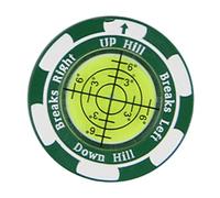 ETUCYNG Marcadores de golf para putting green, marcador de pelota de golf verde, marcadores de bolas de lectura de aleación de zinc, portátiles de alta precisión, accesorios de golf para hombres y