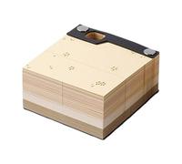 ETUCYNG Notas adhesivas sin residuos pegajosos | Notas extraíbles sin residuos, planificador clásico de grabado multifunción, bloc de notas para oficina en casa, aula y escritorio