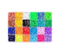 ETUCYNG Perlas Fusibles | Kit de 24 Colores para Manualidades Caseras - Set Perlas Pixel Art,para Niños Adolescentes Adultos Taller Aula Campamento Verano Cumpleaños