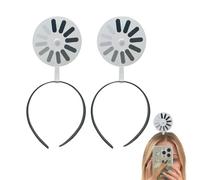 ETUCYNG Pinza Creativa - Diadema Divertida con Símbolo Giratorio de Carga,Accesorios para Pelo Elegantes para Mujeres y Niñas Diario Trabajo Fiestas Festivales Música Presentaciones Vacaciones
