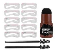 ETUCYNG Plantillas para cejas, perfecto kit de tinte de cejas, 10 unidades, plantillas impermeables para cejas, plantillas para cejas, sellos de cejas, para mujeres,