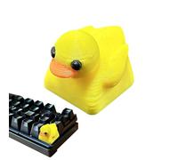 ETUCYNG Resina Pato Teclado Teclado, Hermoso Pato Amarillo Tapa de tecla, Pequeño Pato Amarillo Eje Teclado mecánico Tapa, para Cómodo Teclado Teclado Reemplazo