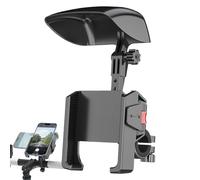 ETUCYNG Soporte para teléfono móvil para moto, giratorio 360°, para scooter, resistente a los golpes, resistente al agua, soporte para manillar para trekking, bicicleta de carretera, excursiones por
