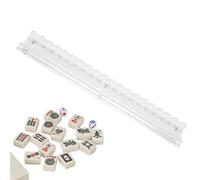 ETUCYNG Soportes Magnéticos para Mahjong - Magnético Antideslizante Acrílico Festoneado - Porta Fichas Majiang con Empujador,para Noches De Juegos Clubes Reuniones Familiares Centros De Mayores Y