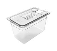 ETUCYNG Sous Vide Recipiente PC Vacío Recipiente para Cocer al Vacío, Tanque de Agua Sous Vide Baño de Agua con Tapa Antiadherente Y Apto para Lavavajillas Para Uso en Cocina Marinar Carne Pollo Carne