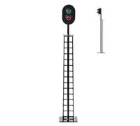 ETUCYNG Stop Light Toy, Traffic Model Toys | Plantilla de simulación educativa Señales de trenes ferroviarios - Juguete luminoso de señal, parada de luz para Les, decoración de escenario construida en