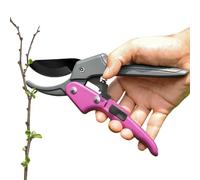 ETUCYNG Tijeras de podar, recolectores de frutas, tijeras de podar con mango antideslizante, tijeras para flores con dispositivo de resorte que ahorra trabajo y bloqueo de seguridad para ramas de
