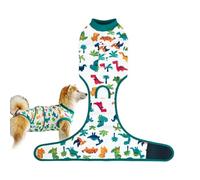 ETUCYNG Traje de recuperación para perros femenino | Traje de recuperación de castración para perros | Ropa protectora transpirable para el cuidado de heridas, rehabilitación, comodidad, prevención