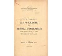 Étude Comparée Des Programmes Et Des Méthodes Denseignement Pour Les E