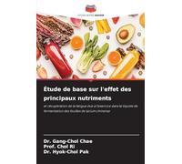 Étude de base sur l'effet des principaux nutriments: et récupération de la fatigue due à l'exercice dans le liquide de fermentation des feuilles de lycium chinense