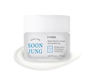 Etude House Soonjung Hydro Barrier Cream 75ml (Nueva Versión); Crema Hidratante y Calmante; Hidratante no comedogénico, hipoalergénico y sin fragancia