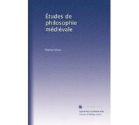 Études de philosophie médiévale