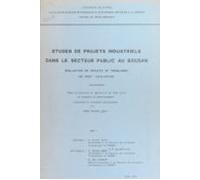 Études De Projets Industriels Dans Le Secteur Public Au Soudan (ebook)