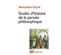 Études d'histoire de la pensée philosophique