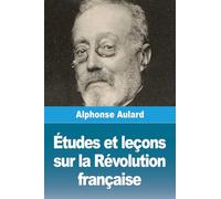 Études et leçons sur la Révolution française