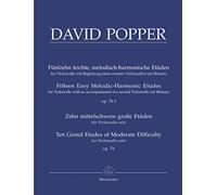 POPPER - Estudios Op.76 (15 Estudios Faciles y 10 Grandes Estudios de Moderada Dificultad) Violoncello