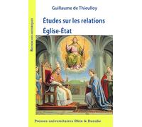 Etudes sur les relations Eglise-Etat