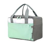 ETUELNOPT Bolsa térmica portátil, 2 uds. Multicolores. Bolsa de almuerzo con aislamiento for el refrigerador bolsillos for trabajo las mujeres(Green)