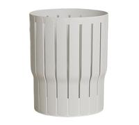 ETUELNOPT Cubo de basura de cocina, Bote de basura plástico con parte superior abierta, 10 litros, 2,6 galones, multicolor, 9x11,1 pulgadas(White)