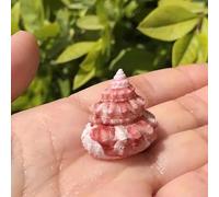 ETUELNOPT Decoraciones de Conchas Naturales, Conchas Marinas mezcladas de la Torre multicolora Playa for joyería Que Hace decoración los jarrones(Fan (2-2.5cm))