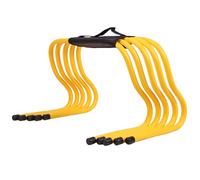 ETUELNOPT obstáculos de Entrenamiento, Agility Hurdles - Paquete de 5 Correas Transporte for Pista Campo, Multicolor, 15-50 cm, for Interior y Exterior(Yellow,30cm (11 3/4"))